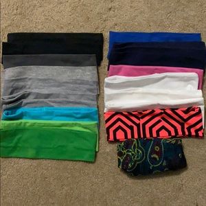 20 headbands various colors